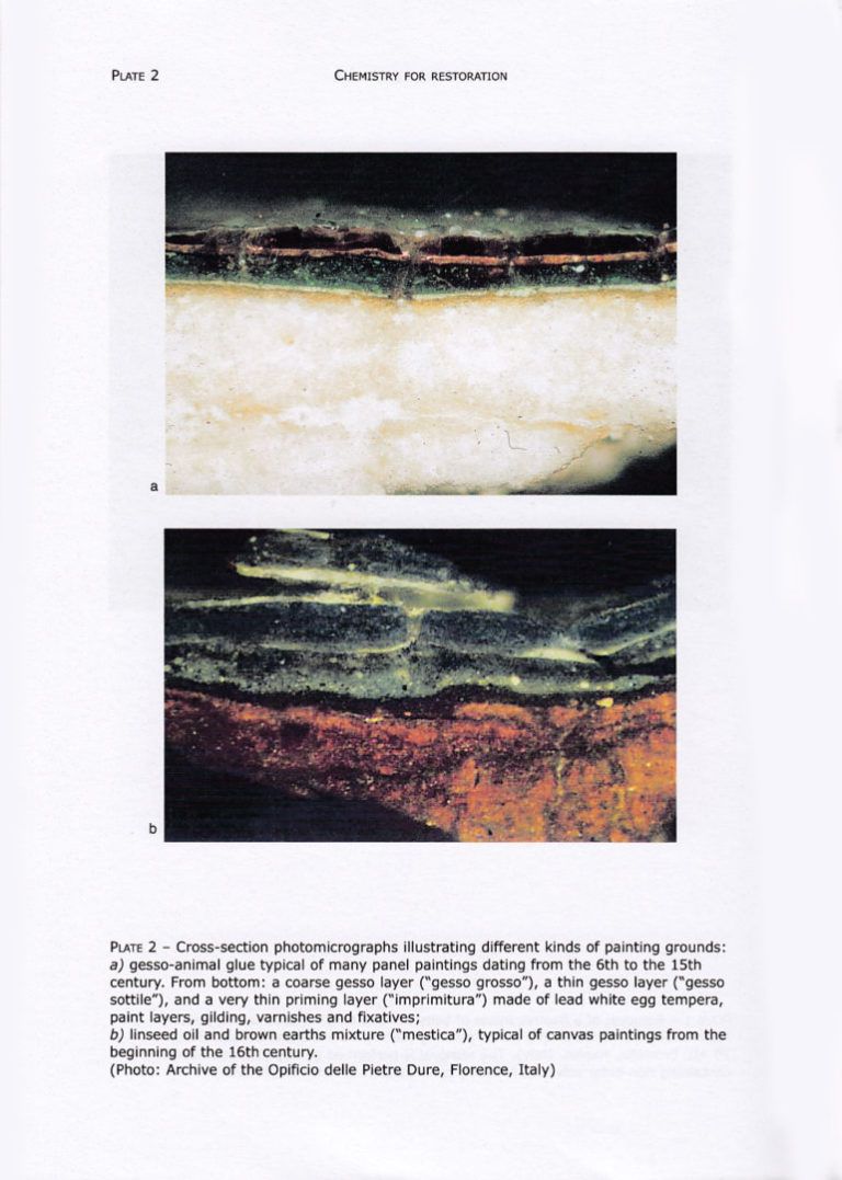 Chemistry for Restoration. Painting and Restoration Materials Nardini