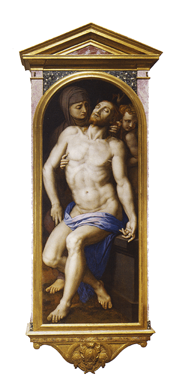 Il tabernacolo con la "Pietà" del Bronzino in Santa Croce a Firenze