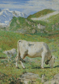 I "Pascoli di primavera" di Giovanni Segantini. Tecnica e restauro