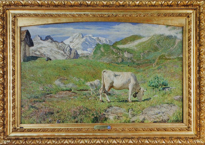 I "Pascoli di primavera" di Giovanni Segantini. Tecnica e restauro