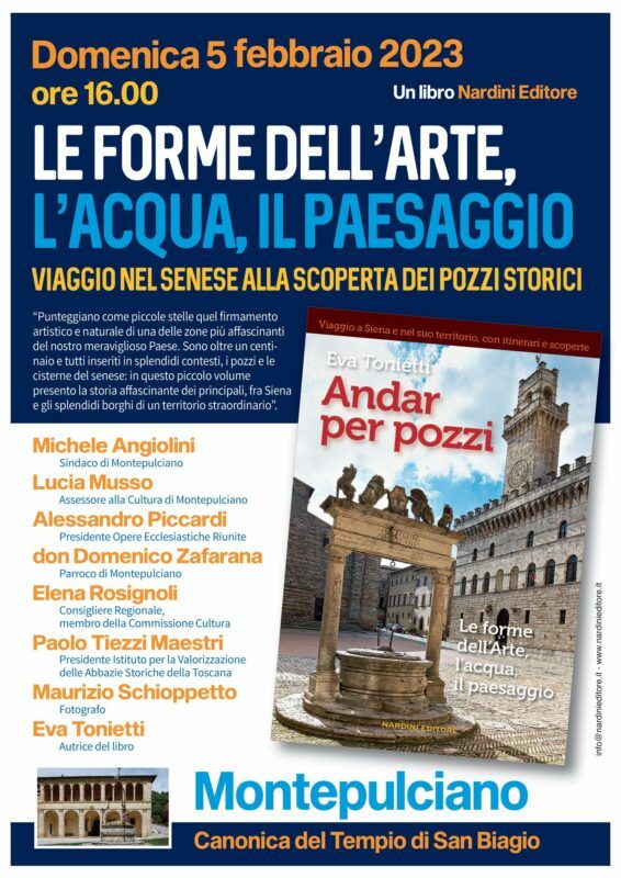 "Andar per pozzi" Presentazione domenica 5 febbraio a Montepulciano (SI)